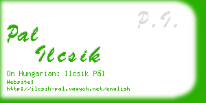 pal ilcsik business card